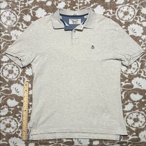 Original Penguin Men's Light Gray Polo Shirt